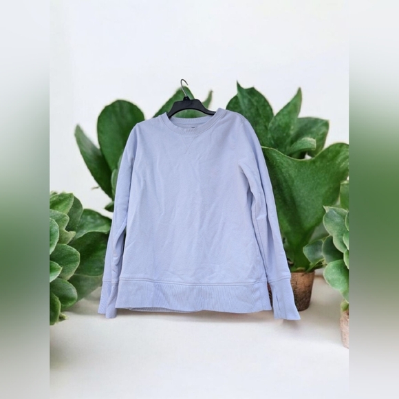 Tek Gear Ultrasoft Fleece Crewneck Thumb Hole Women's Sweatshirt Size Large EUC - Picture 1 of 6